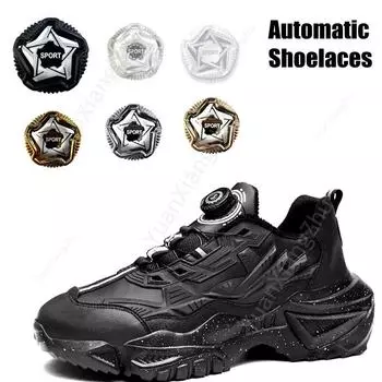 1 пара автоматических шнурков без завязок, эластичные шнурки с поворотной пряжкой, кроссовки для взрослых и детей, теннисные туфли без завязок, шнурки для обуви, аксессуары CHINA