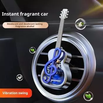 1 пара автомобильных ароматических диффузоров в форме динамической ноты, универсальные, простая установка, освежители воздуха, клипсы, украшения для салона автомобиля B