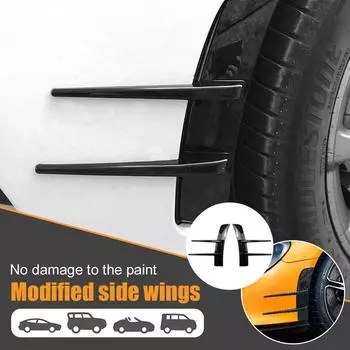 1 пара автомобильных боковых вентиляционных отверстий наклейки ABS карбоновые решетка воздухозаборника для Mercedes Benz A180 A200 A220 W177 Декор