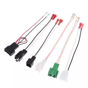 1 пара автомобильных динамиков, разъем жгута проводов динамика, автомобильный кабель динамика, адаптер шнура, автомобильные аксессуары For Nissan models