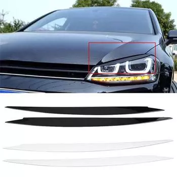 1 пара автомобильных фар, бровей, век, накладка, наклейка, декор для Golf 7