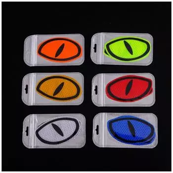 1 пара автомобильных предупреждающих светоотражающих лент, наклейка, авто светоотражающая наклейка, наклейка на автомобиль, светоотражающие полосы, авто, велосипед, мотоцикл