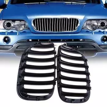 1 пара автомобильных решеток из АБС-пластика с одной линией против царапин, решетка на передний капот автомобиля