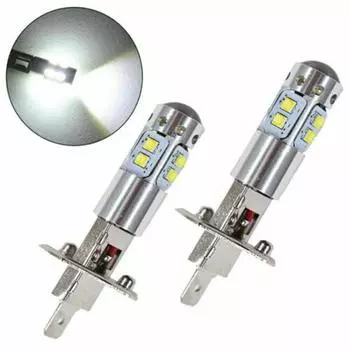 1 пара автомобильных светодиодных противотуманных фар Передние противотуманные фары H1 CREE мощные светодиодные фонари белого света