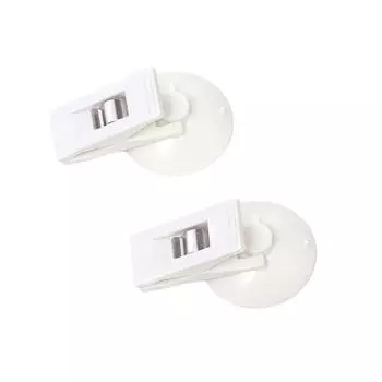 1 пара автомобильных зажимов на присосках, удобно хранить карты и наличные, автомобильные присоски для безопасного вождения чёрный