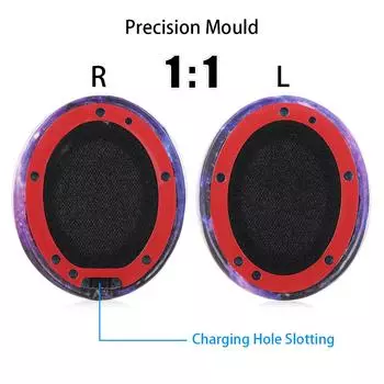 1 пара аксессуаров для наушников, губчатые амбушюры, сменные чехлы для наушников Yellow