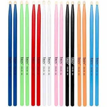 1 пара барабанных палочек 5A кленовые палочки красочные джазовые палочки розовый