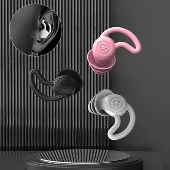 1 пара беруш для плавания, шумоподавление, высокая эластичность, защита слуха, эргономичная посадка, беруши для сна, принадлежности для водных видов спорта розовый