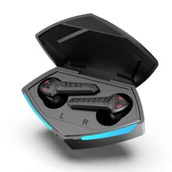 1 пара беспроводных наушников P36 со сверхнизкой задержкой, стерео объемный звук, крутая подсветка, Hi-Fi звуковой эффект, стабильный чёрный