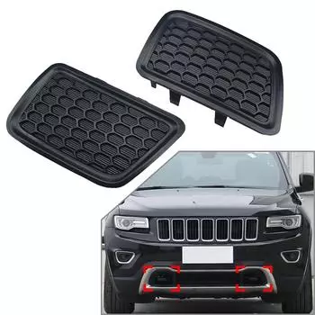 1 пара боковых нижних решеток буксировочного крюка для jeep grand cherokee 20142015201668143099ac 68143098ac