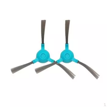 1 пара боковых щеток, сменные части для пылесоса, синие