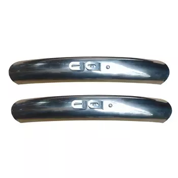 1 пара брызговиков для шоссейного велосипеда 700c 27 велосипедные передние и задние брызговики серебристые