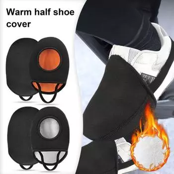 1 пара чехлов для носков велосипедной обуви, зимние термозащитные полуботинки, ветрозащитные чехлы для мужчин и женщин для шоссейного велоспорта, горного велосипеда, защитные чехлы