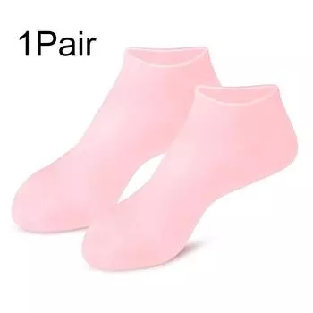 1 пара чехлов-масок для ног, увлажняющие силиконовые для сухих потрескавшихся ног, смягчающие мозоли для сухих потрескавшихся ног, против трещин, SPA-чехлы для ног