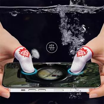 1 пара чехлов на кончики пальцев для мобильной игры PUBG, дышащий чехол для большого пальца, детская кроватка