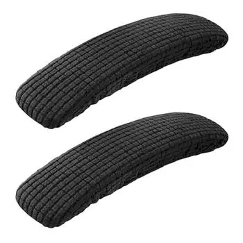 1 пара чехлов на подлокотники для офисных кресел, пылезащитный, эластичный, устойчивый к пятнам, эластичный чехол из спандекса, чехол на подлокотник для компьютерного кресла 1 Pair белый