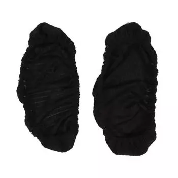 1 пара чехлов на подлокотники офисного кресла, съемные, тянущиеся, моющиеся, из водонепроницаемой ткани, эластичные, полузакрытые, для компьютерного кресла, чехол на подлокотники None чёрный