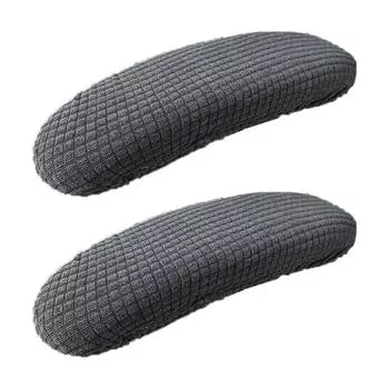 1 пара чехлов на подлокотники офисного кресла, эластичная лента, моющиеся чехлы на подлокотники, съемные эластичные протекторы для подлокотников кресла для дома, офиса, компьютерных кресел