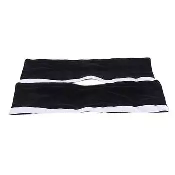 1 пара чехлов на ручки холодильника, чехлы на ручки дверей для кухни, чехлы на ручки дверей двухдверного холодильника чёрный