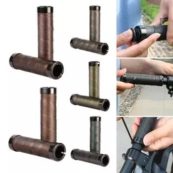 1 пара чехлов на руль велосипеда, нескользящие, амортизирующие, универсальные, для горного велосипеда, шоссейные, горные жёлтый