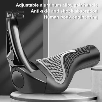 1 пара чехлов на руль велосипеда, нескользящие, амортизирующие, универсальные, 22 мм, для шоссейного горного велосипеда, на ручки, аксессуары для велосипеда чёрный