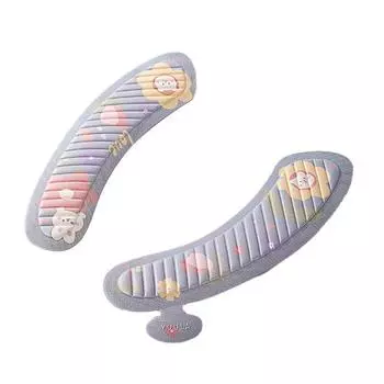 1 пара чехлов на сиденье для унитаза с мультяшным медведем и цветком подсолнечника, клейкая водонепроницаемая ручка из ЭВА A