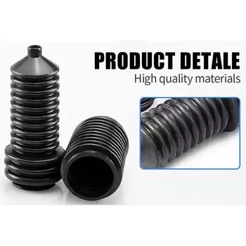 1 пара черных чехлов рулевой рейки мотоцикла, сменные аксессуары, подходят для Polaris Ranger/General/RZR 5412013 5412012