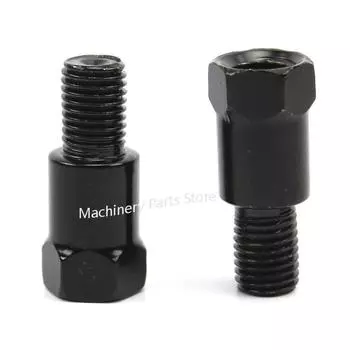 1 пара черных серебристых адаптеров для зеркал заднего вида мотоцикла M10 10 мм по часовой стрелке против часовой стрелки справа налево резьба сменный винт