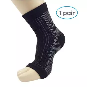 1 пара чулок с компрессионным рукавом для ног, чулки для быстрого восстановления при подошвенном фасциите, облегчают боль в пятке S/M