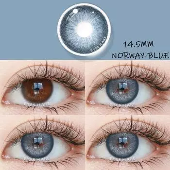 1 пара цветных контактных линз для глаз, цветные линзы для глаз, натуральные контактные линзы, косметика для красоты, линзы для глаз