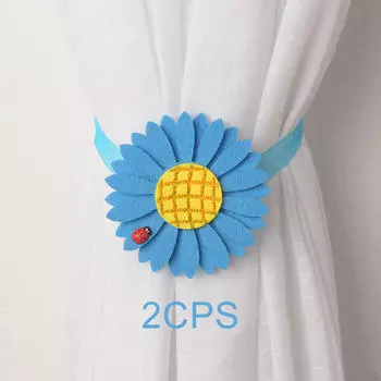 1 пара декоративных драпировок на завязках Blue Lace