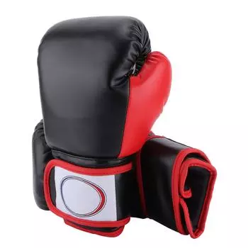 1 пара детских боксерских перчаток, тренировочные спарринговые перчатки для работы с боксерским мешком для мальчиков и девочек, черные