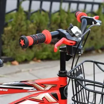 1 пара детских чехлов на руль балансировочного велосипеда, противоскользящая резиновая универсальная ручка для скутера для малышей, защитная ручка для велосипеда, аксессуары для велосипеда чёрный