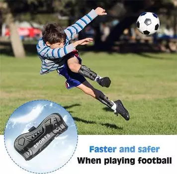 1 пара детских футбольных тренировок, ударопрочные защитные наколенники для голени, детские, подростковые, футбольные щитки Protege для голени S чёрный