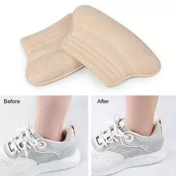 Yousheng 1 пара детских наклеек на пятку, противоскользящие, обрезаемые, высокоэластичные, самоклеящиеся, уменьшенного размера, подушечки для ног, противоизносные наклейки на пятку, подушки чёрный