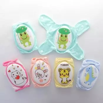 1 пара детских наколенников, высокоэластичные дышащие леггинсы тонкой работы для ползания и ходьбы для родителей синий