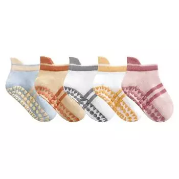 1 пара детских носков для мальчиков и девочек, модные однотонные нескользящие носки для малышей, летние мягкие хлопковые детские домашние носки S