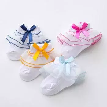 1 пара детских носков, привлекательные устойчивые к выцветанию хлопковые однотонные носки до щиколотки для малышей, товары для малышей для дома S красный