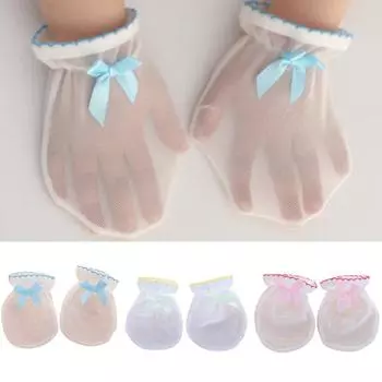 1 пара детских перчаток из супермягкой износостойкой ткани, перчатки унисекс для маленьких девочек и мальчиков на шнурке для улицы синий