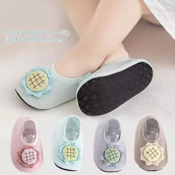 1 пара детской обуви, привлекательная износостойкая нейлоновая гибкая универсальная повседневная обувь для малышей, домашняя обувь Prewalker 12cm серый