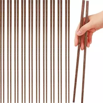 1 пара длинных деревянных палочек для еды, палочки для еды, дополнительные палочки для еды, палочки для лапши, палочки для еды в китайском стиле, палочки для еды в китайском стиле коричневый