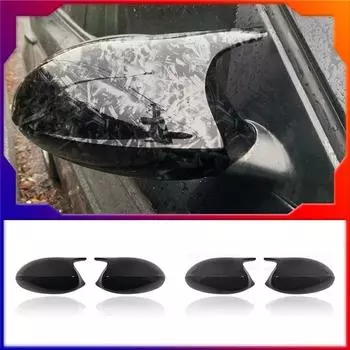 1 пара для BMW 1 3 серии E87 E81 E82 E90 E91 E92 E93, боковая отделка заднего вида, ABS, карбоновое волокно, крышка зеркала заднего вида для автомобиля