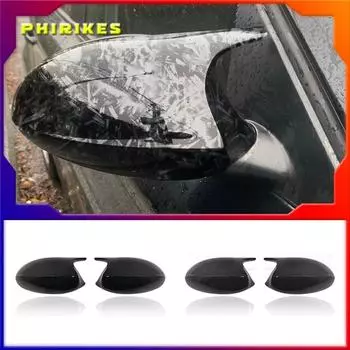 1 пара для BMW 1 3 серии E87 E81 E82 E90 E91 E92 E93, боковая отделка заднего вида, ABS, карбоновое волокно, крышка зеркала заднего вида для автомобиля
