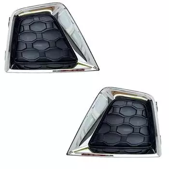 1 пара для Jeep Renegade 2019-2022 крышка противотуманной фары правая+левая передняя нижняя хромированная