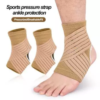 1 пара для мужчин и женщин, подтяжки для поддержки лодыжки с застежкой-лентой, супер мягкие, высокоэластичные, дышащие подтяжки-стабилизаторы для лодыжки