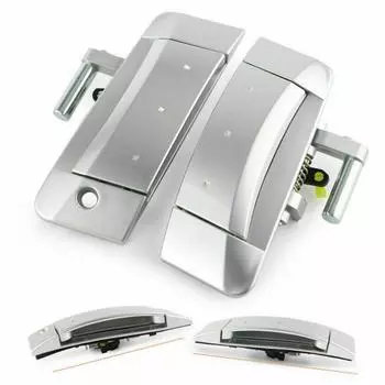 1 пара для Nissan 350Z 2003-2009 левая правая внешняя ручка двери передняя водительская пассажирская наружные ручки только для левостороннего управления серебристая