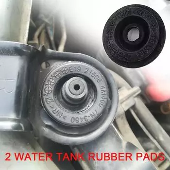 1 пара для Nissan X-Trail T30 T31 T32 Rogue S35 резиновый кронштейн для крепления радиатора NSB-048 21506-4M400 Аксессуары чёрный