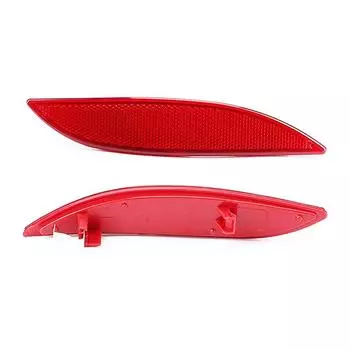 1 пара для Renault Megane MK3 2008 -2013 265650004R Катафоты заднего бампера Замена линз Красный Левый Правый Пластиковые детали