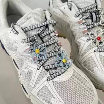 1 пара для женщин и девочек, милый бисерный цветок, подвеска для обуви, милое украшение для обуви, шнурки, подвеска для обуви, пряжка, декоративная подвеска фиолетовый