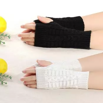 1 пара для женщин, зимняя, теплая, для активного отдыха, езды на велосипеде, защита запястья от холода